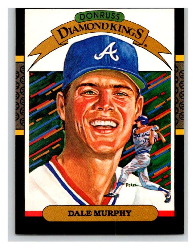 1987 Donruss #3 Dale Murphy Braves DK MLB Mint Baseball Image 1