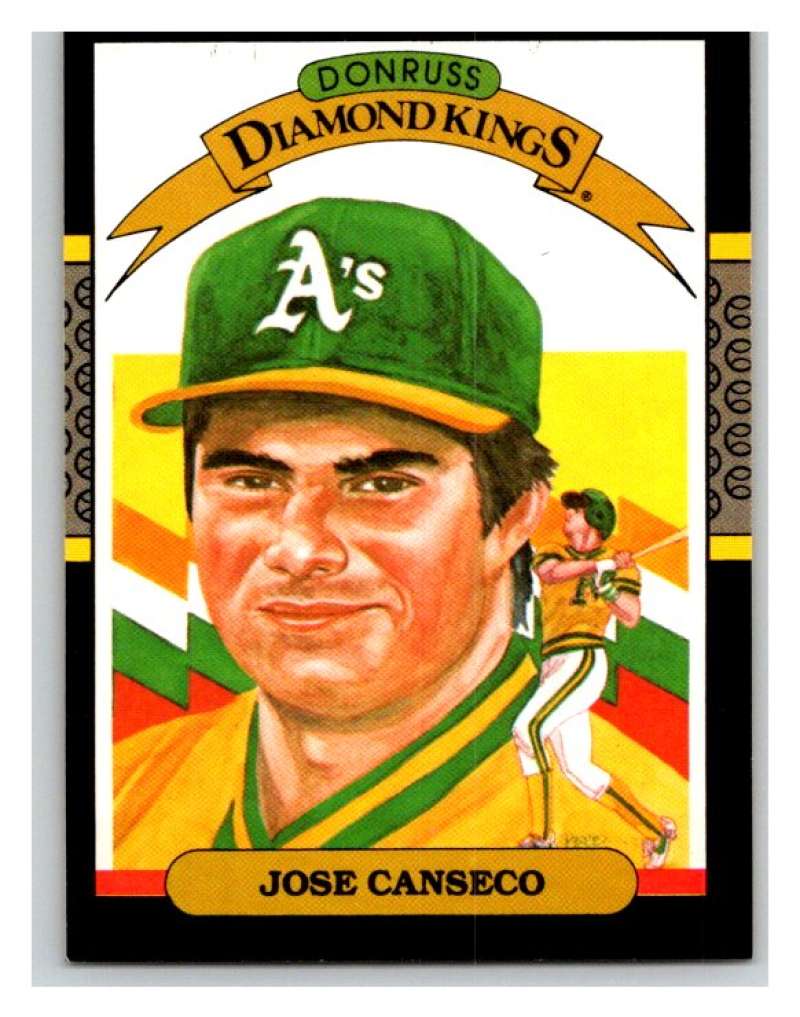 1987 Donruss #6 Jose Canseco Athletics DK MLB Mint Baseball Image 1