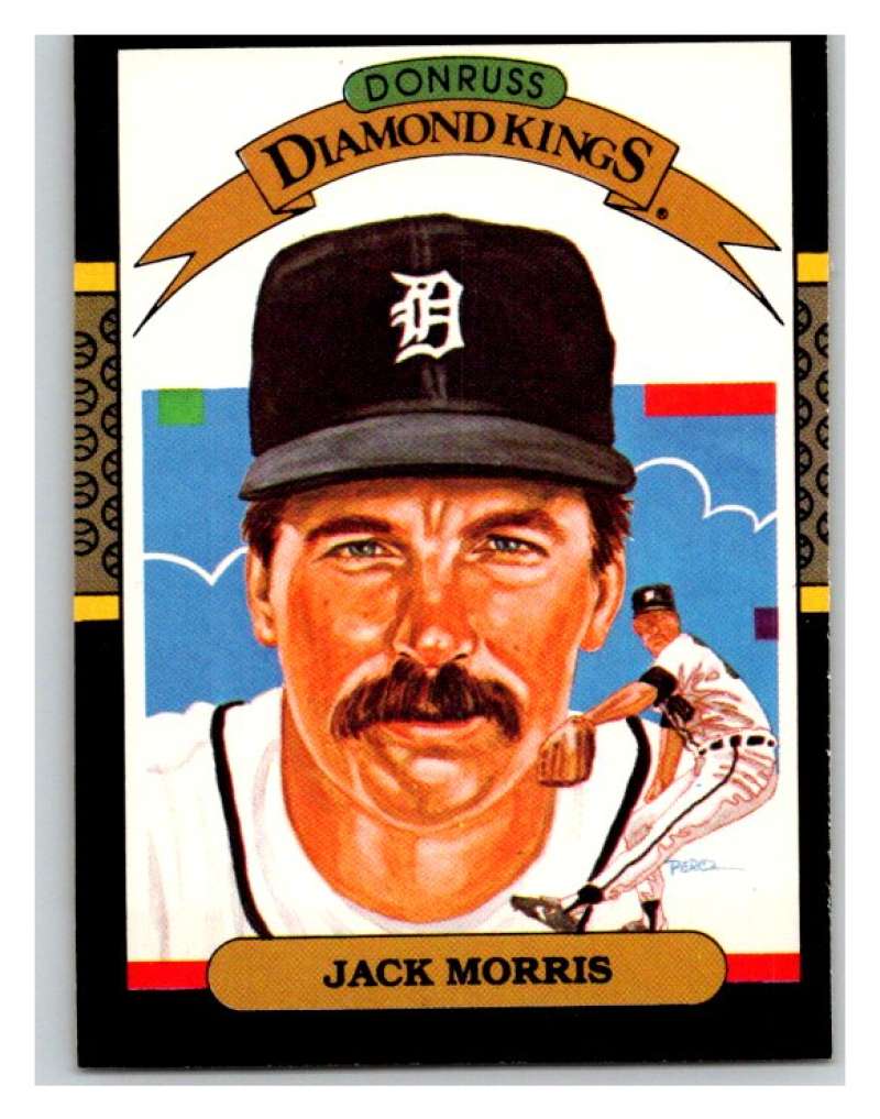1987 Donruss #13 Jack Morris Tigers DK MLB Mint Baseball Image 1