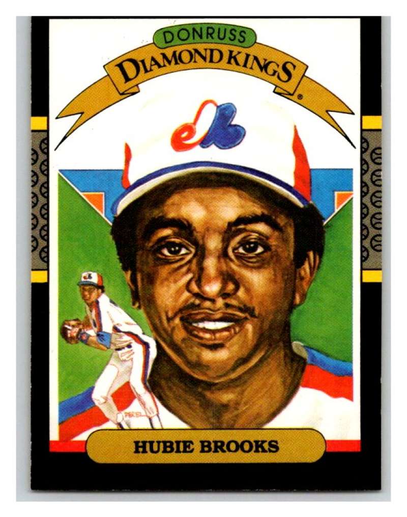 1987 Donruss #17 Hubie Brooks Expos DK MLB Mint Baseball Image 1