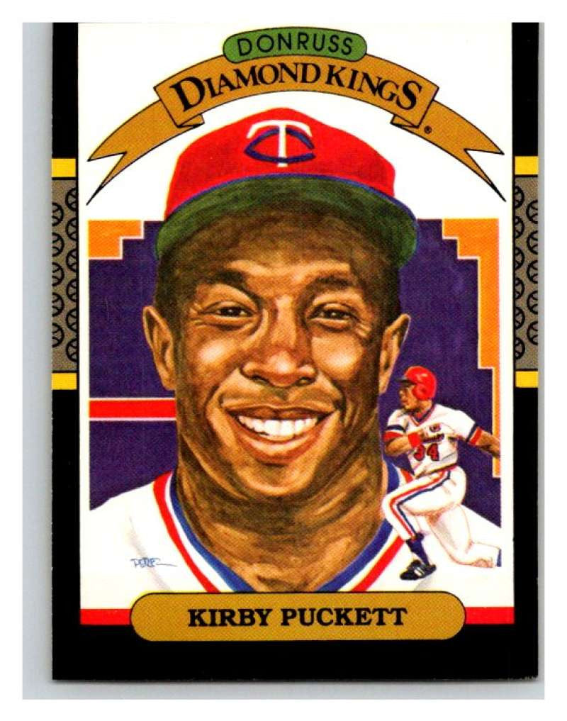 1987 Donruss #19 Kirby Puckett Twins DK MLB Mint Baseball