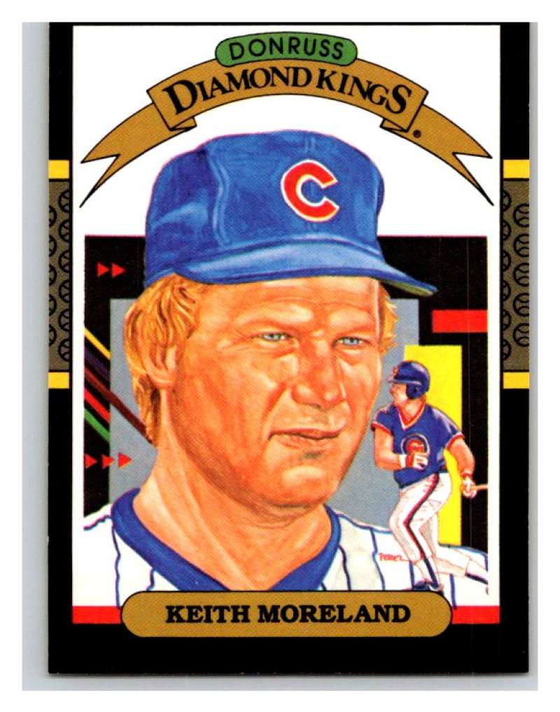 1987 Donruss #24 Keith Moreland Cubs DK MLB Mint Baseball Image 1