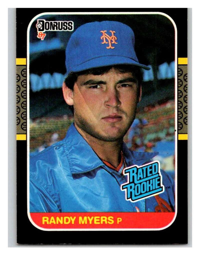 1987 Donruss #29 Randy Myers RC Rookie Mets MLB Mint Baseball