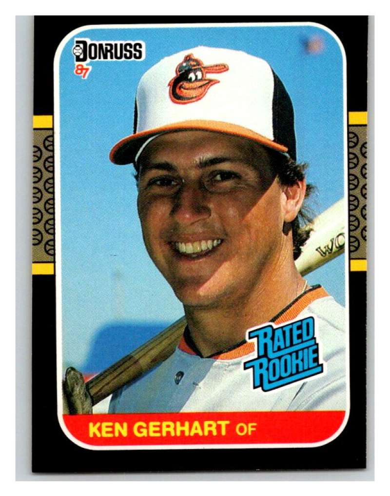 1987 Donruss #30 Ken Gerhart RC Rookie Orioles MLB Mint Baseball Image 1