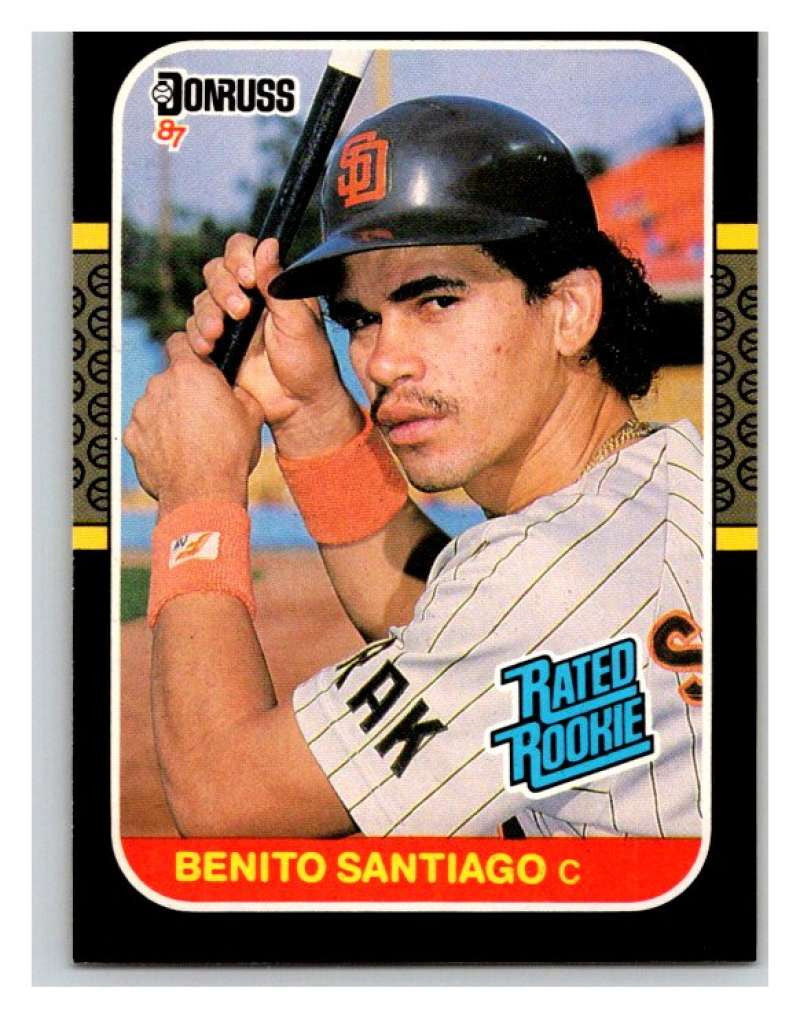 1987 Donruss #31 Benito Santiago Padres MLB Mint Baseball