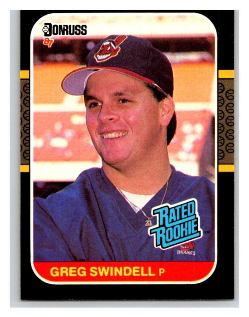 1987 Donruss #32 Greg Swindell RC Rookie Indians MLB Mint Baseball