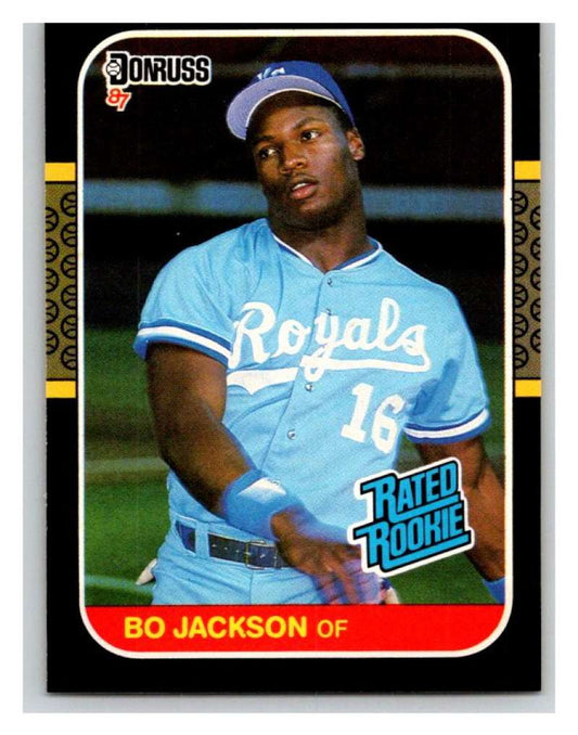 1987 Donruss #35 Bo Jackson RC Rookie Royals MLB Mint Baseball