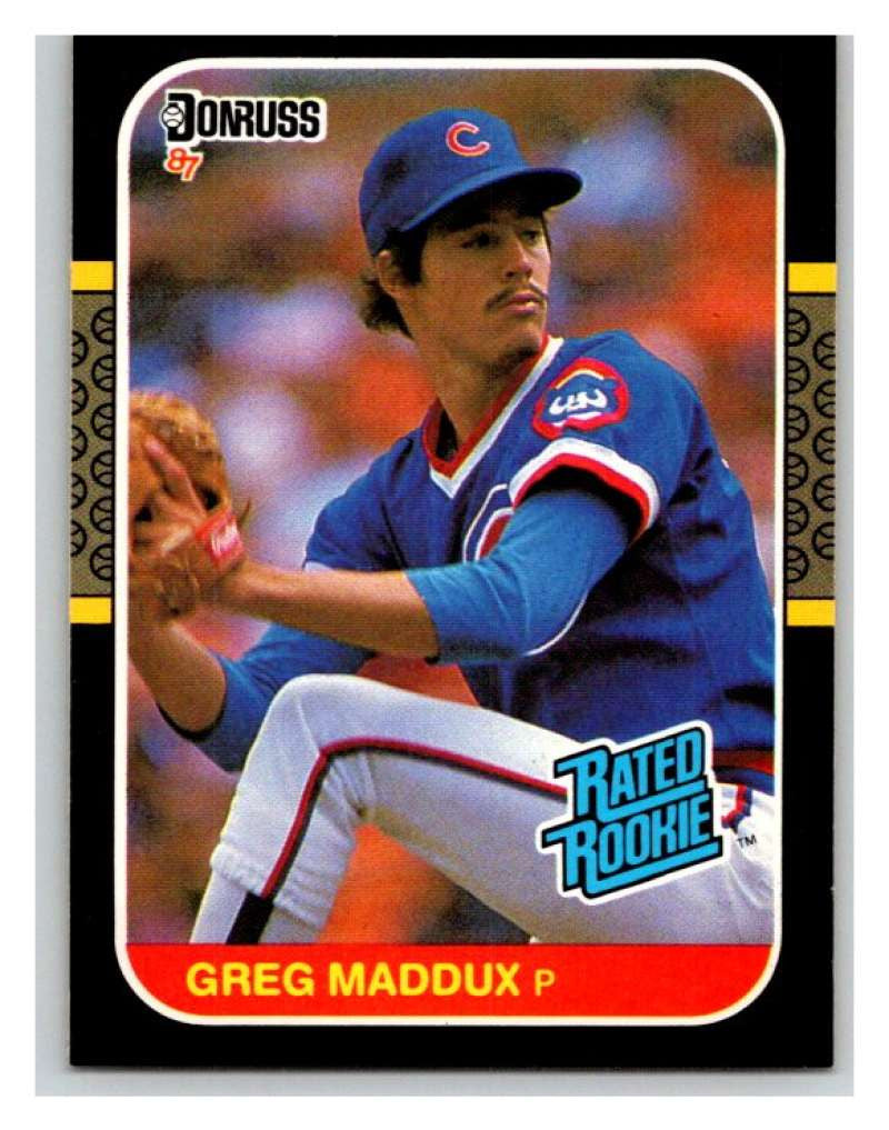 1987 Donruss #36 Greg Maddux RC Rookie Cubs MLB Mint Baseball