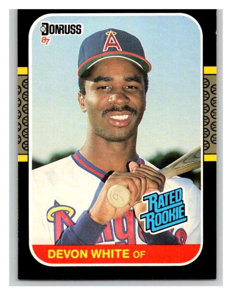 1987 Donruss #38 Devon White RC Rookie Angels MLB Mint Baseball