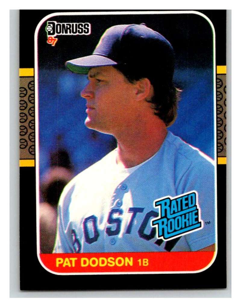 1987 Donruss #44 Pat Dodson RC Rookie Red Sox MLB Mint Baseball Image 1