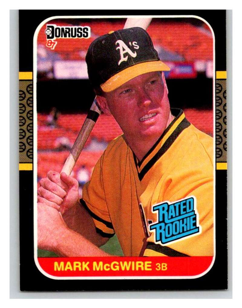 1987 Donruss #46 Mark McGwire Athletics MLB Mint Baseball Image 1