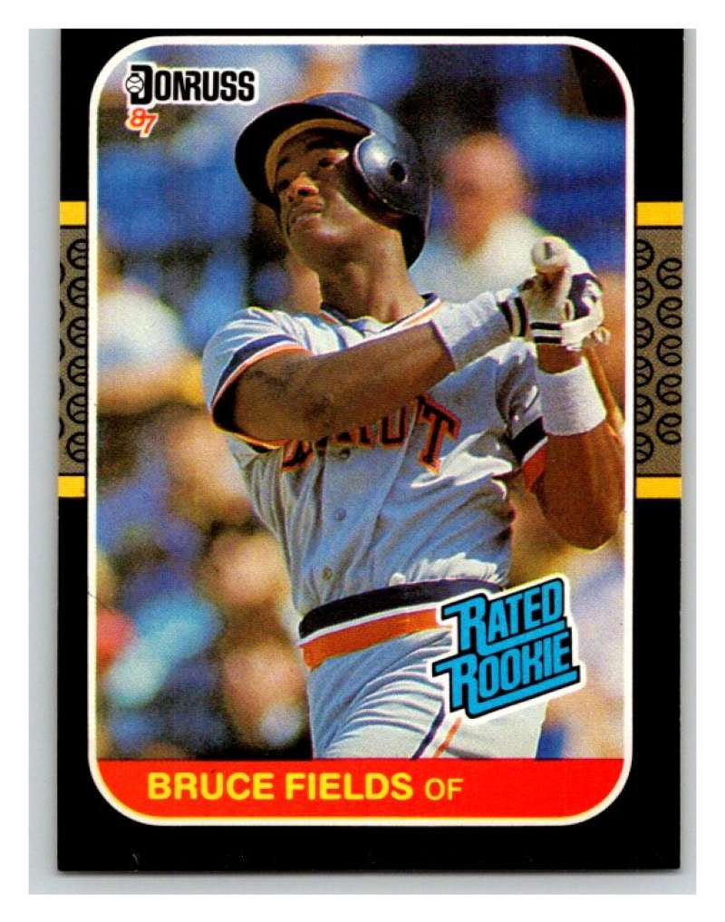 1987 Donruss #47 Bruce Fields RC Rookie Tigers UER MLB Mint Baseball