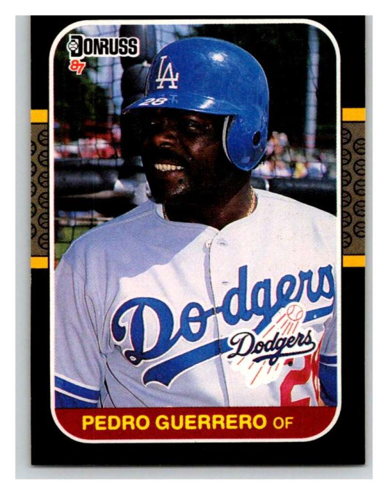 1987 Donruss #53 Pedro Guerrero Dodgers MLB Mint Baseball Image 1