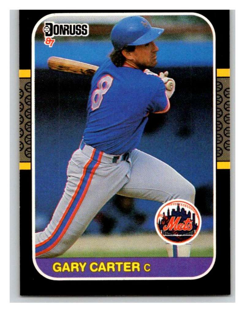 1987 Donruss #69 Gary Carter Mets MLB Mint Baseball Image 1