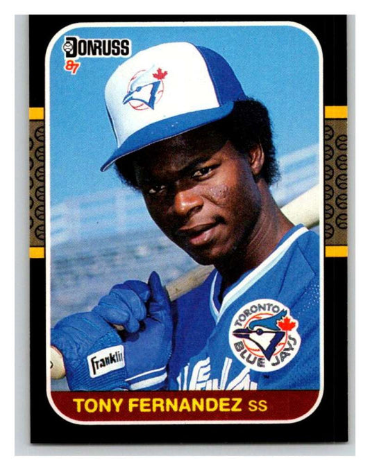 1987 Donruss #72 Tony Fernandez Blue Jays MLB Mint Baseball