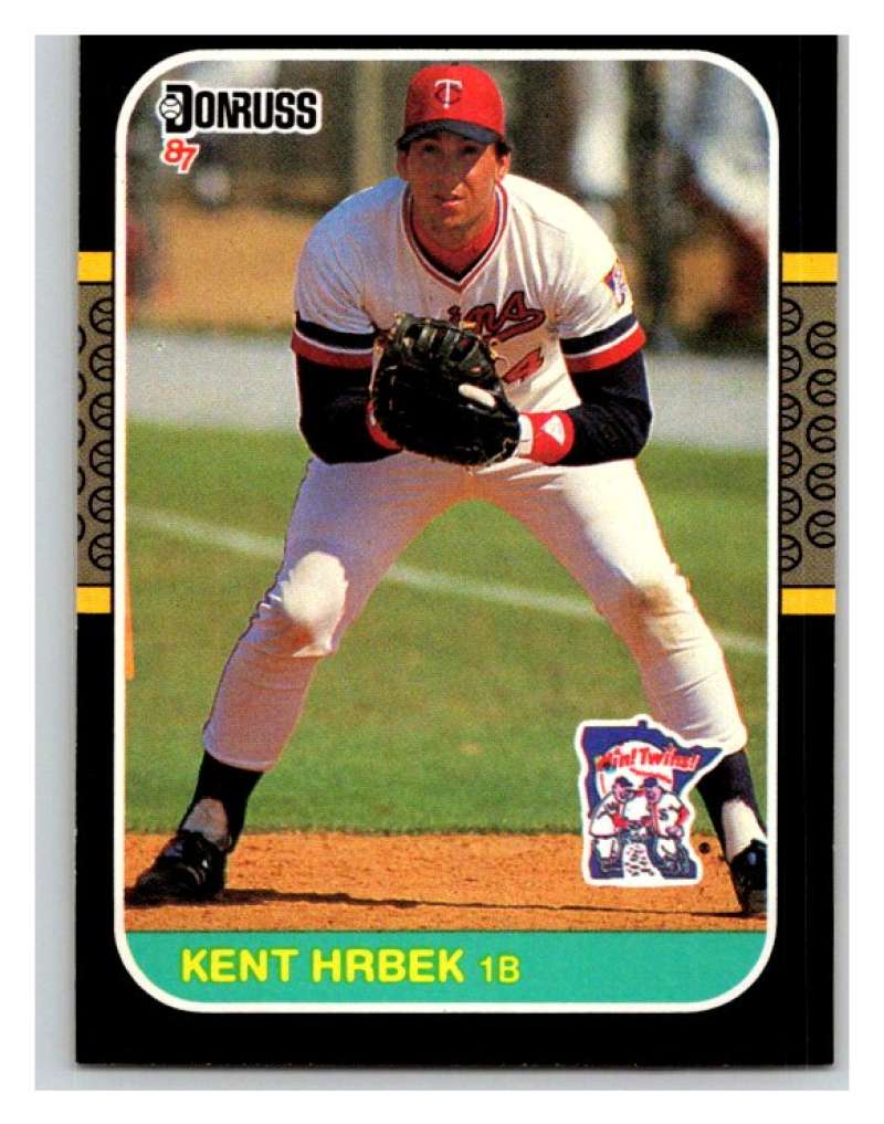 1987 Donruss #73 Kent Hrbek Twins MLB Mint Baseball Image 1