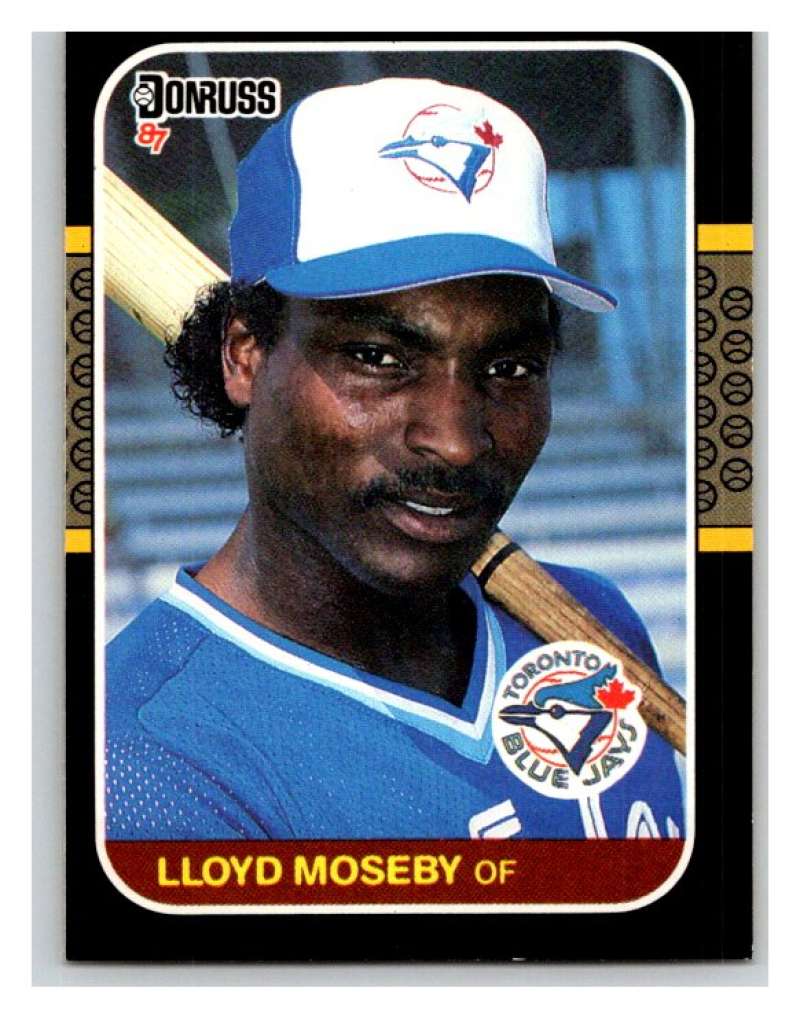 1987 Donruss #74 Lloyd Moseby Blue Jays MLB Mint Baseball Image 1