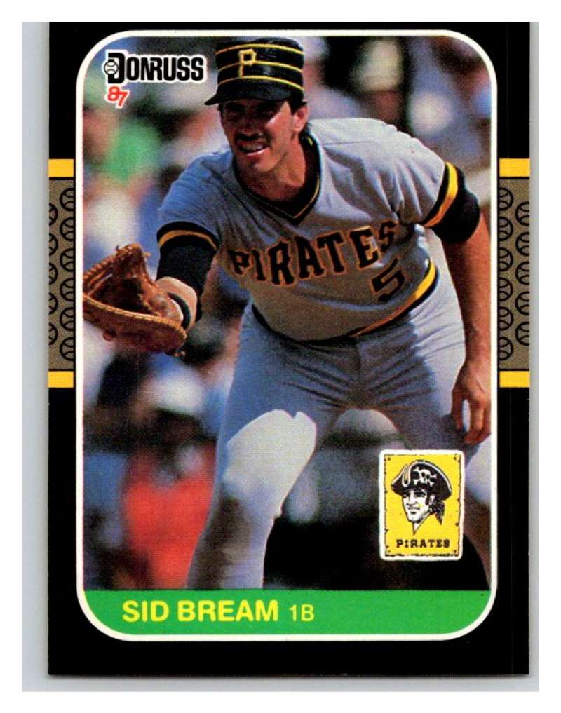 1987 Donruss #79 Sid Bream Pirates MLB Mint Baseball Image 1