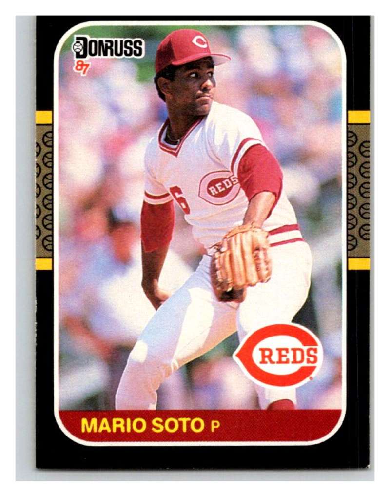 1987 Donruss #82 Mario Soto Reds MLB Mint Baseball Image 1