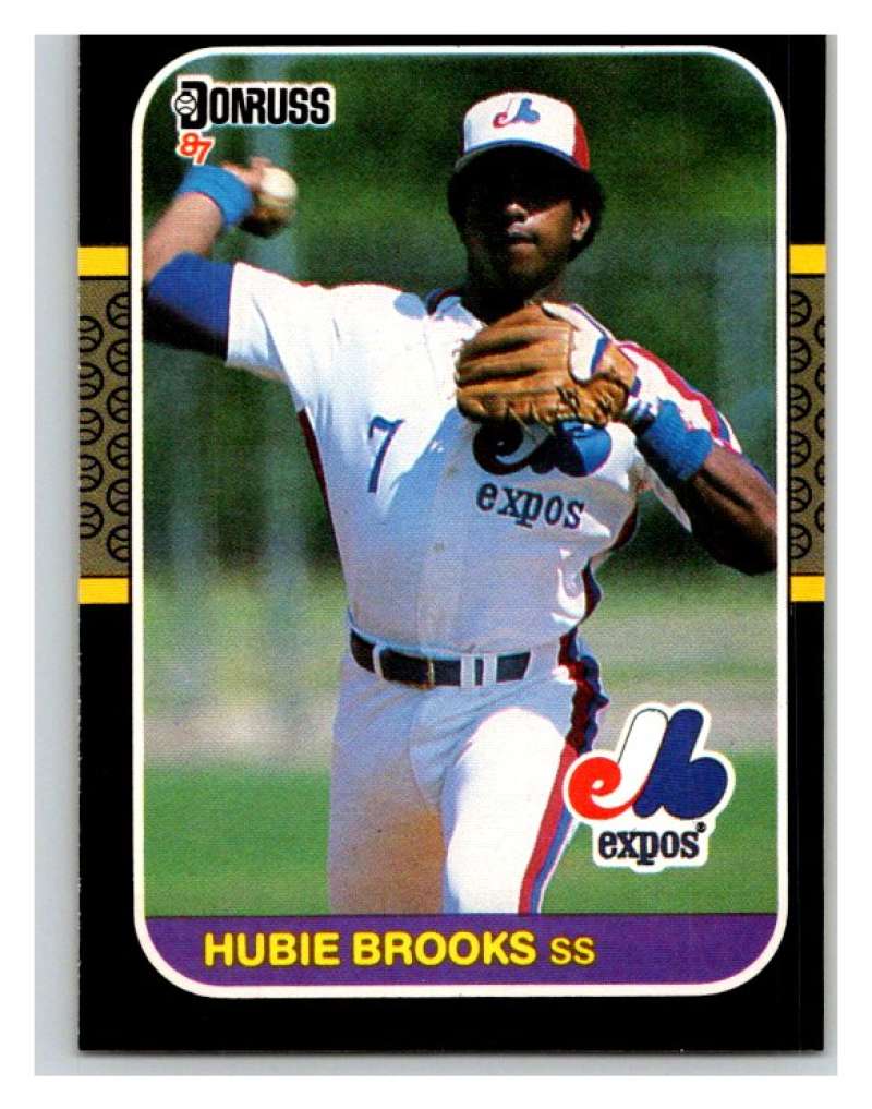 1987 Donruss #88 Hubie Brooks Expos MLB Mint Baseball Image 1
