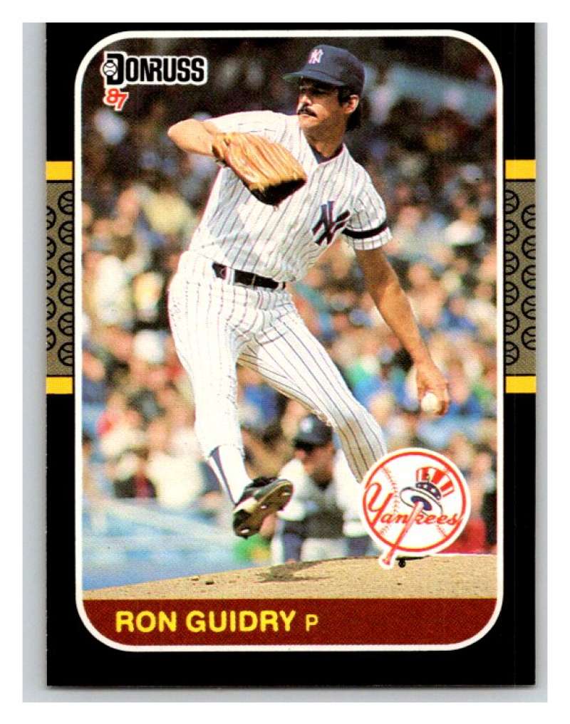 1987 Donruss #93 Ron Guidry Yankees MLB Mint Baseball Image 1