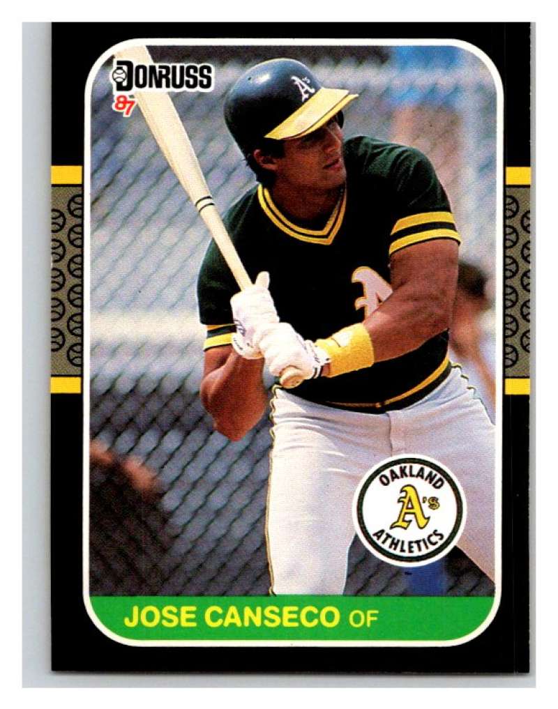 1987 Donruss #97 Jose Canseco Athletics MLB Mint Baseball Image 1