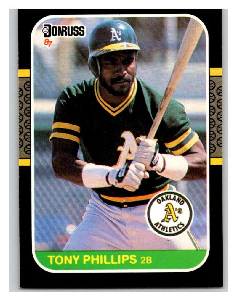 1987 Donruss #103 Tony Phillips Athletics MLB Mint Baseball Image 1