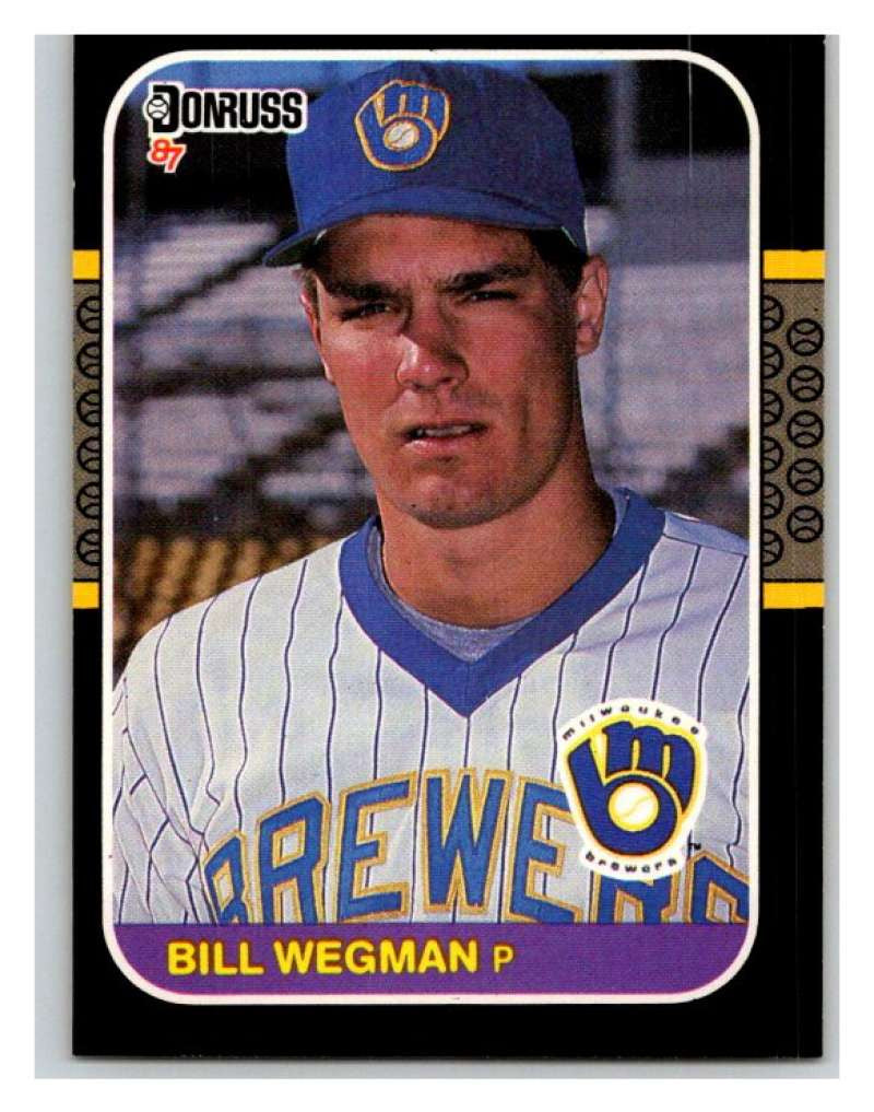 1987 Donruss #109 Bill Wegman Brewers MLB Mint Baseball