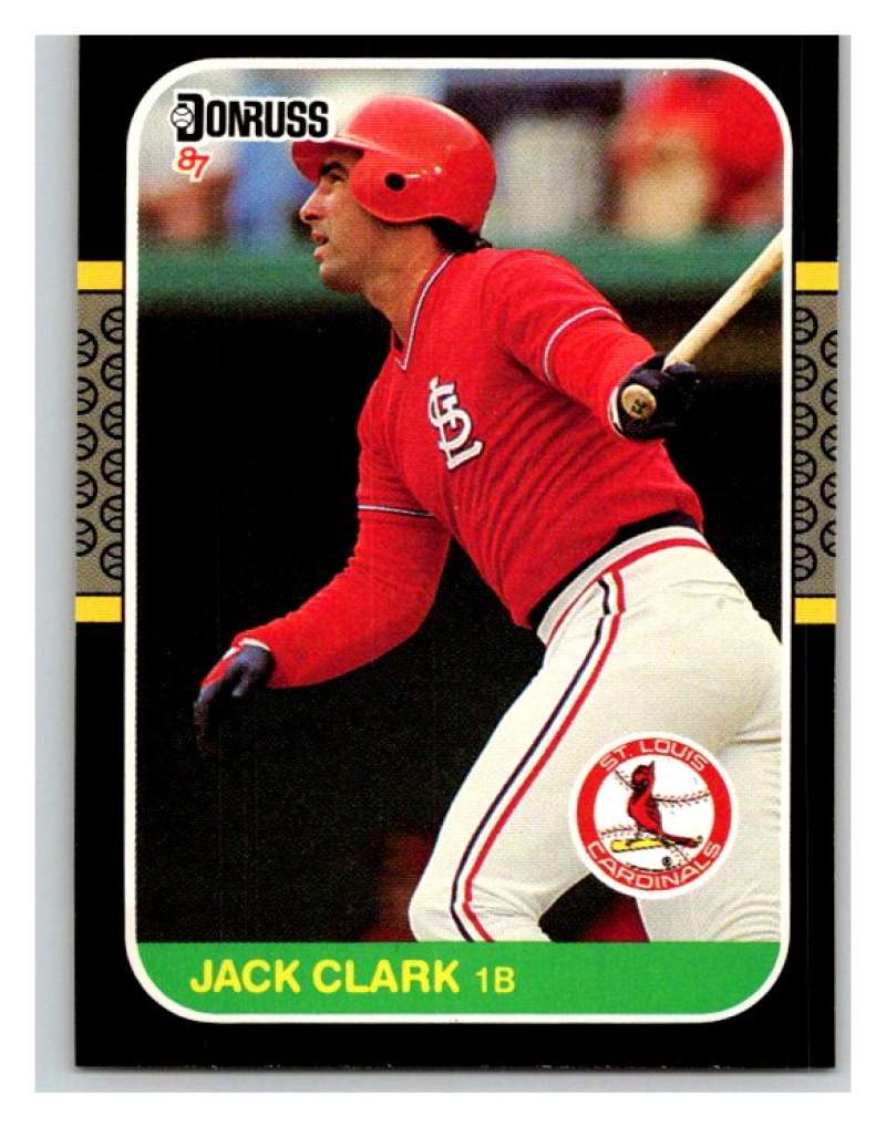 1987 Donruss #111 Jack Clark Cardinals MLB Mint Baseball Image 1