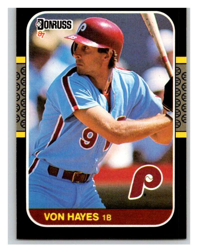 1987 Donruss #113 Von Hayes Phillies MLB Mint Baseball Image 1