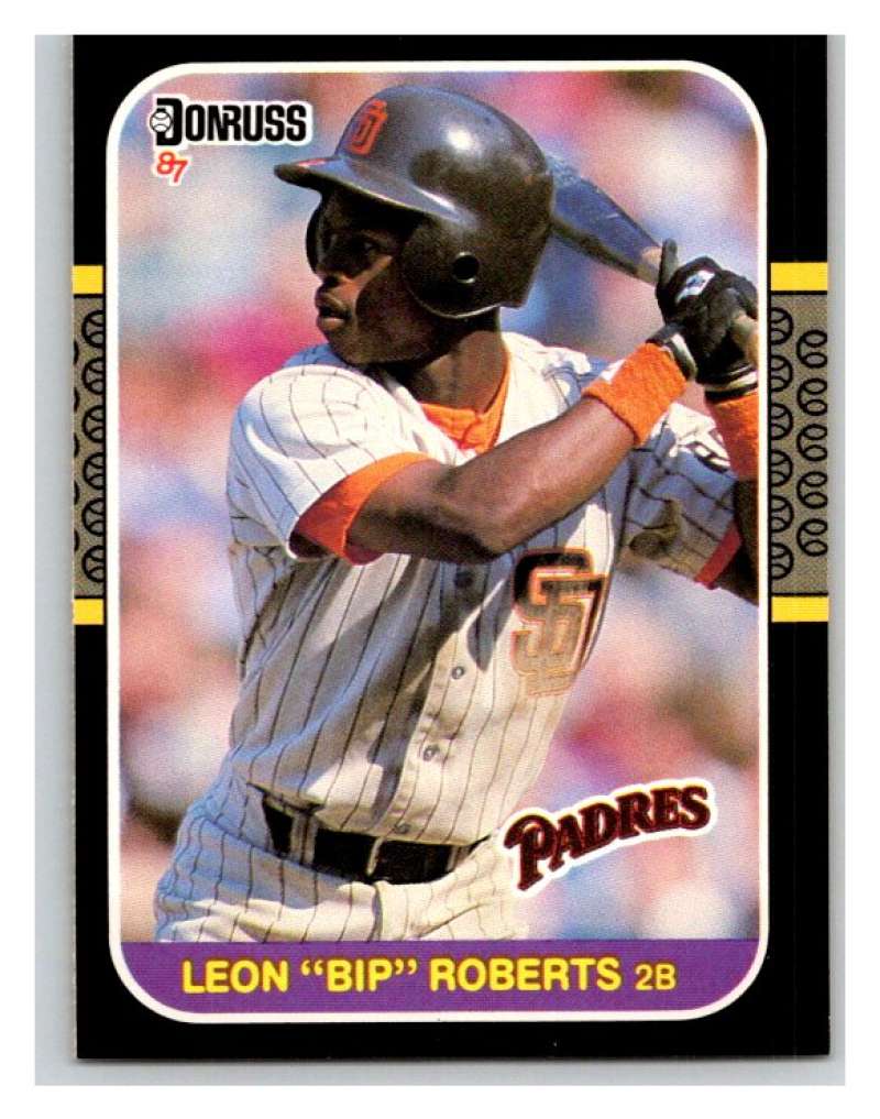 1987 Donruss #114 Bip Roberts RC Rookie Padres MLB Mint Baseball Image 1