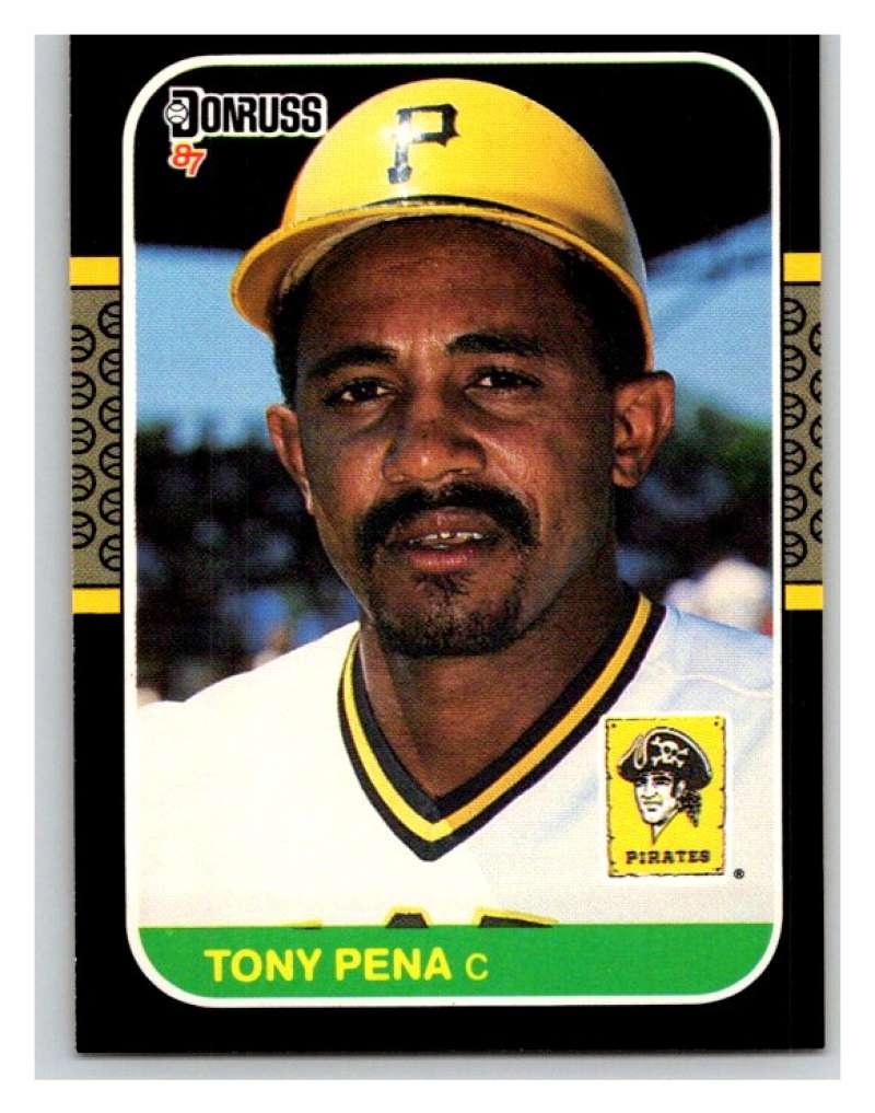 1987 Donruss #115 Tony Pena Pirates MLB Mint Baseball Image 1