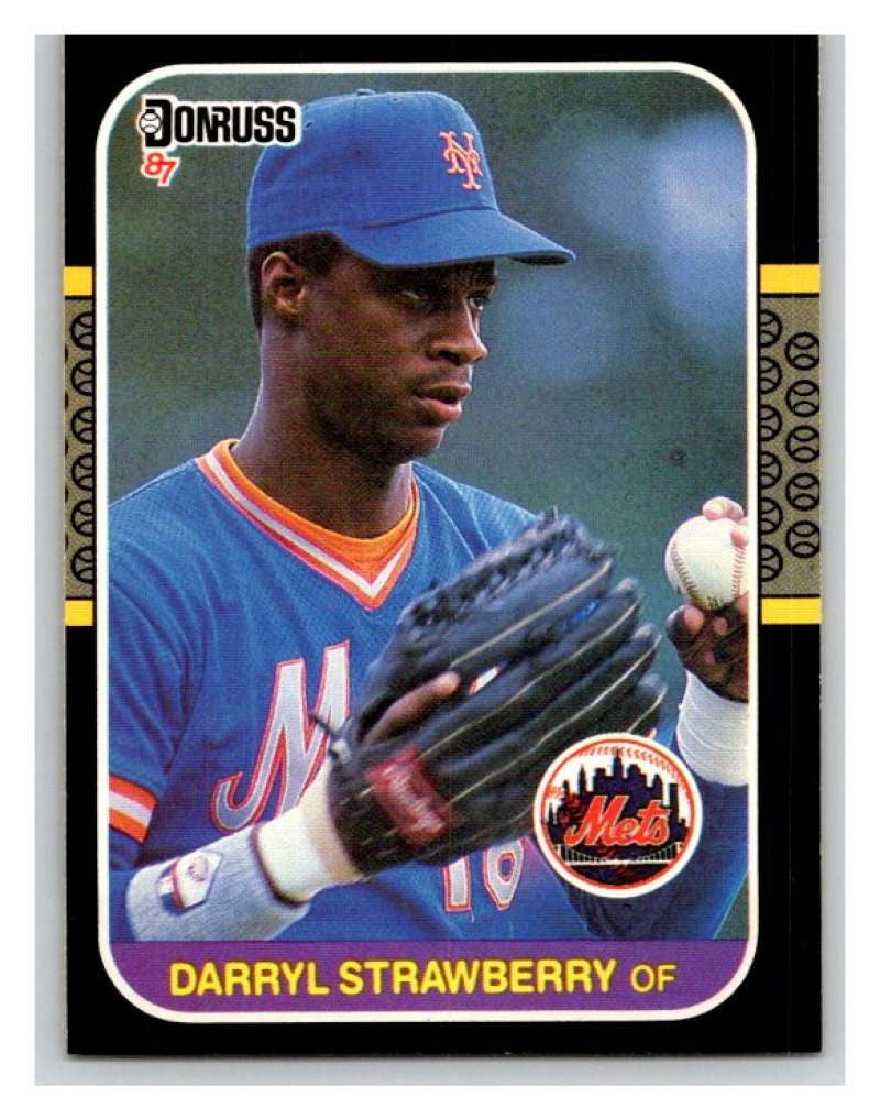 1987 Donruss #118 Darryl Strawberry Mets MLB Mint Baseball