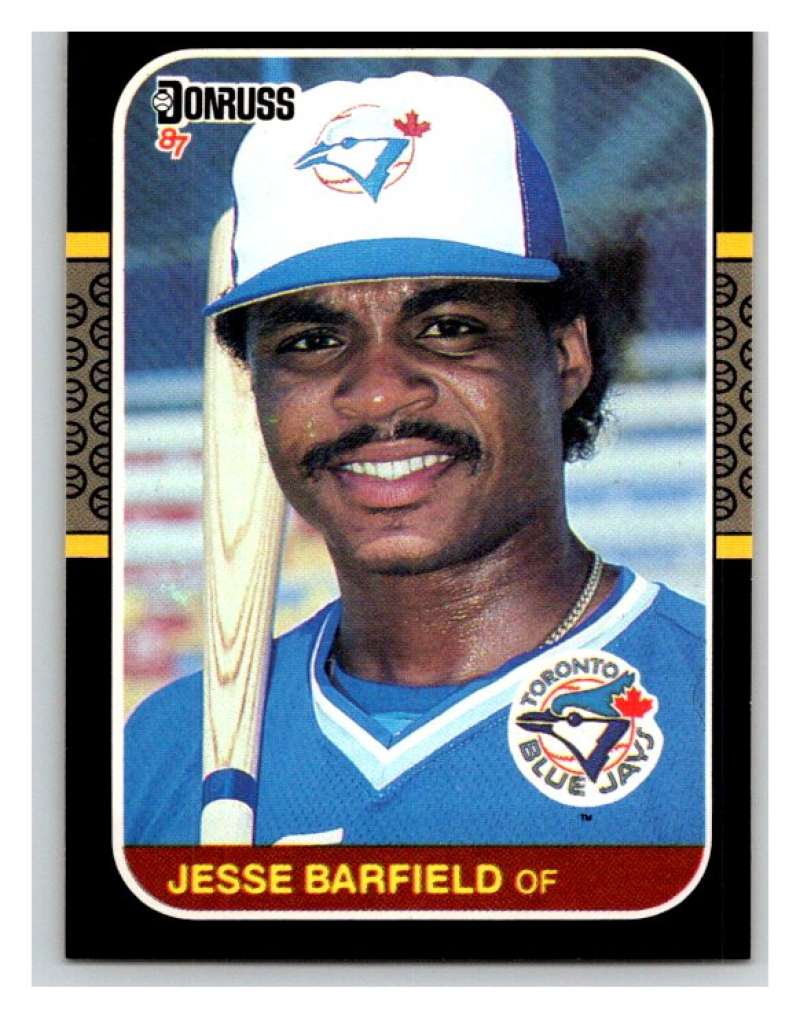 1987 Donruss #121 Jesse Barfield Blue Jays MLB Mint Baseball Image 1
