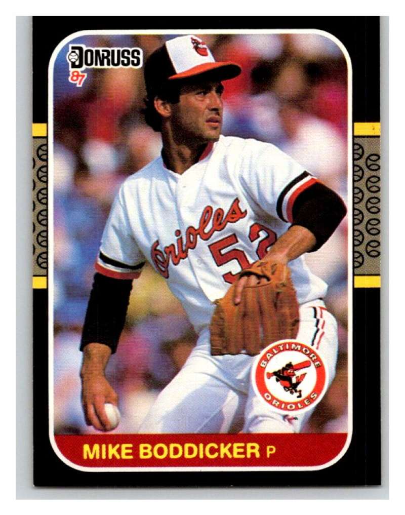 1987 Donruss #125 Mike Boddicker Orioles MLB Mint Baseball Image 1