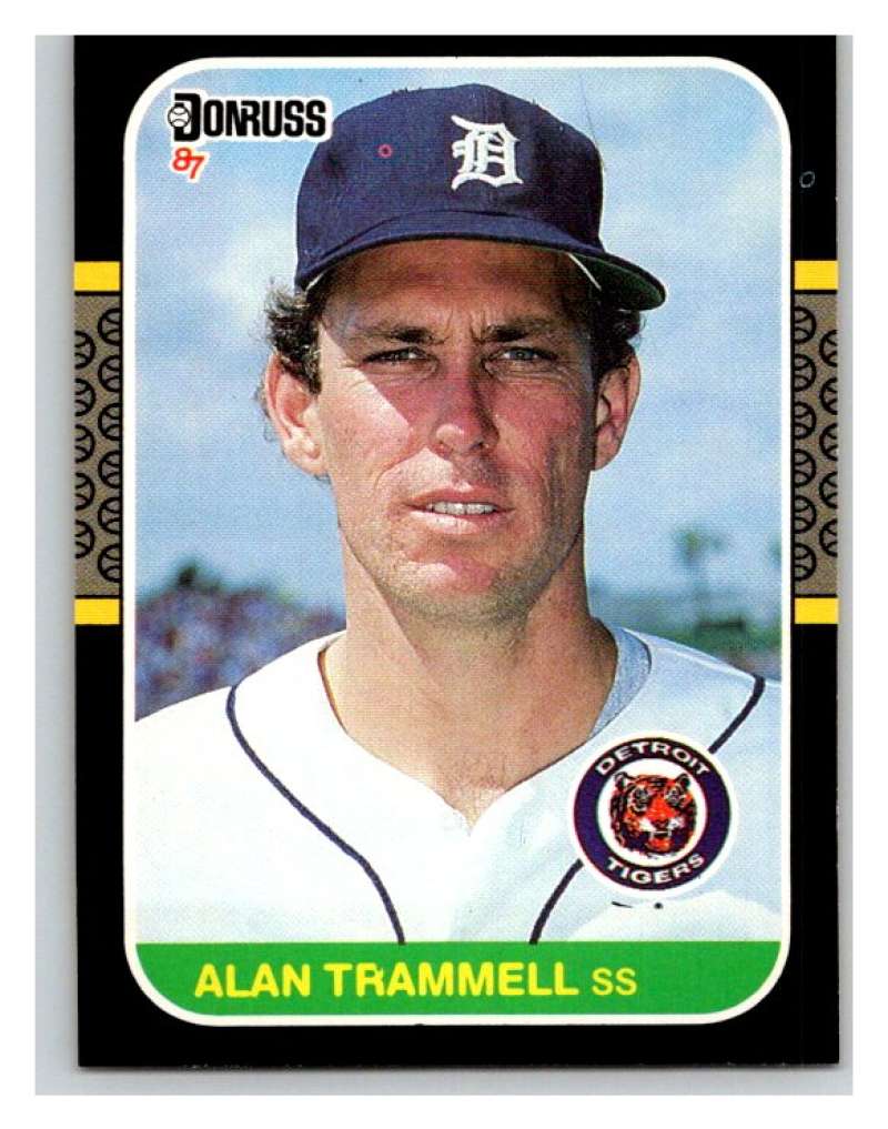 1987 Donruss #127 Alan Trammell Tigers MLB Mint Baseball Image 1