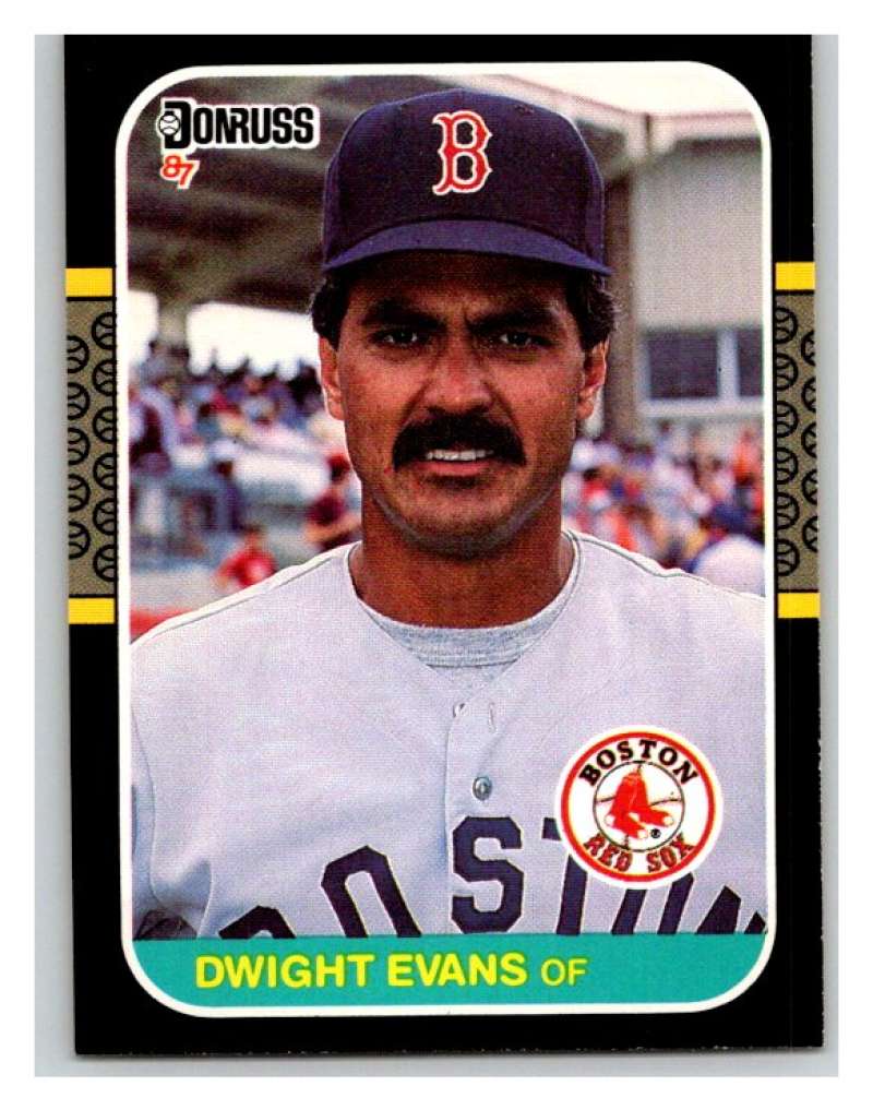 1987 Donruss #129 Dwight Evans Red Sox MLB Mint Baseball Image 1