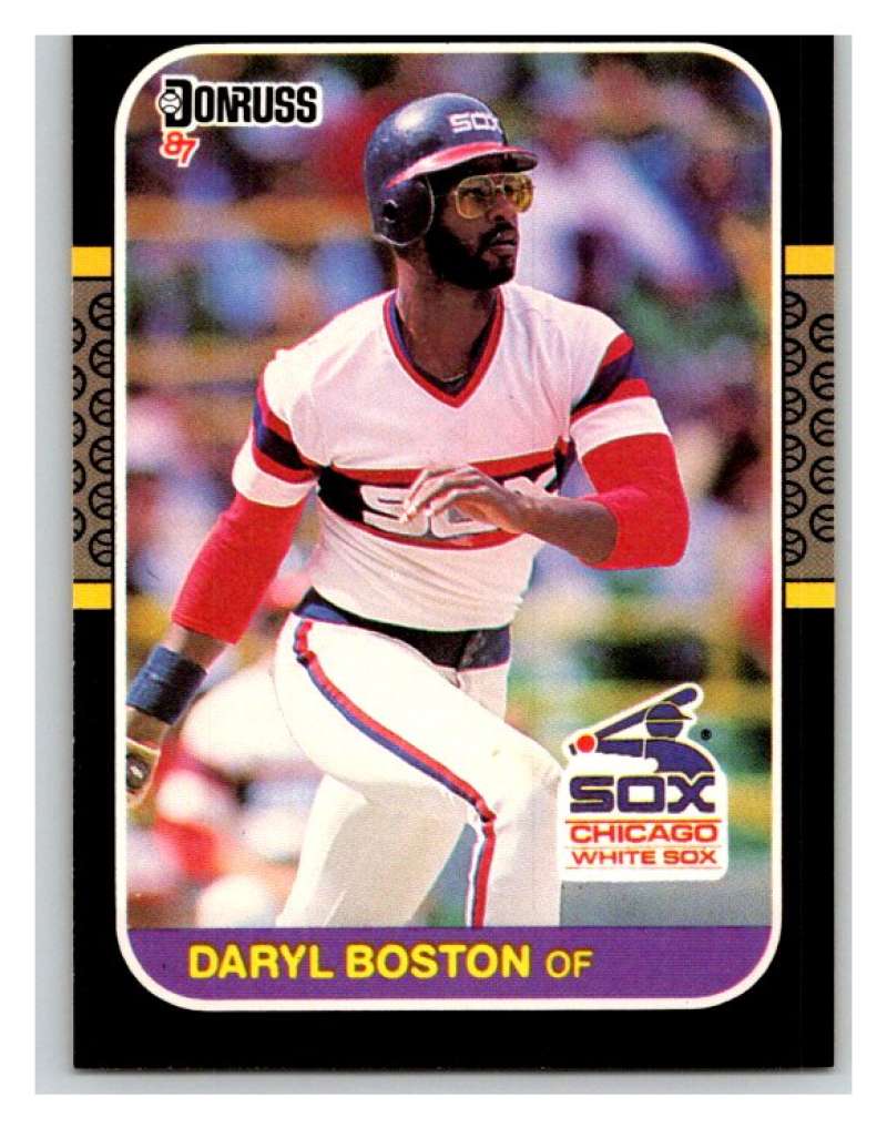 1987 Donruss #137 Daryl Boston White Sox MLB Mint Baseball Image 1