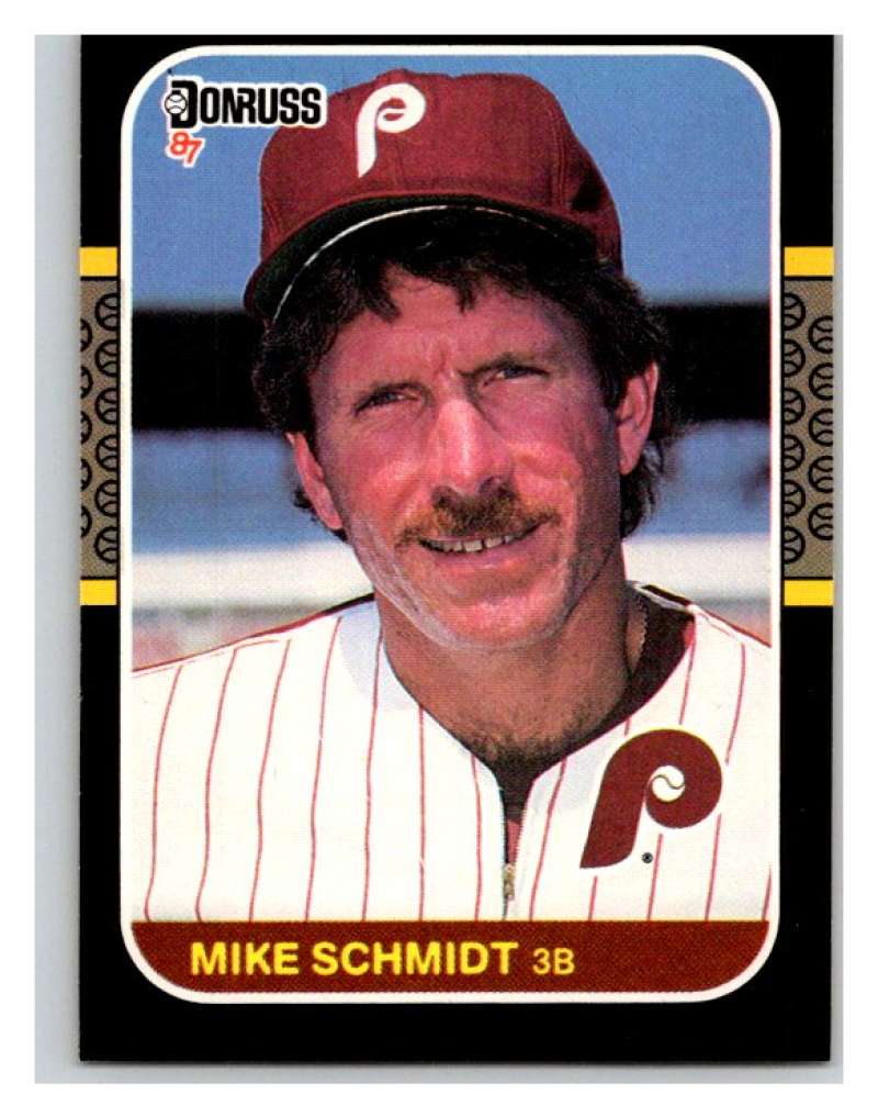 1987 Donruss #139 Mike Schmidt Phillies MLB Mint Baseball Image 1