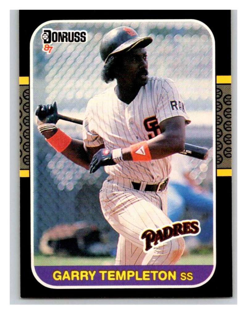 1987 Donruss #141 Garry Templeton Padres MLB Mint Baseball Image 1