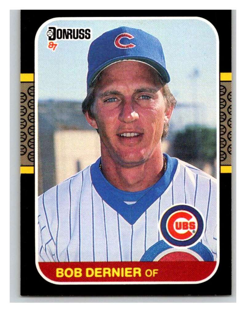 1987 Donruss #146 Bob Dernier Cubs MLB Mint Baseball Image 1