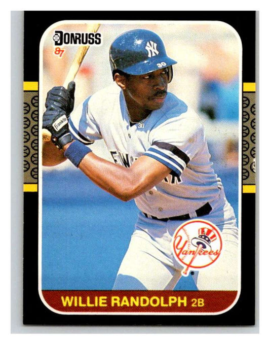 1987 Donruss #154 Willie Randolph Yankees MLB Mint Baseball
