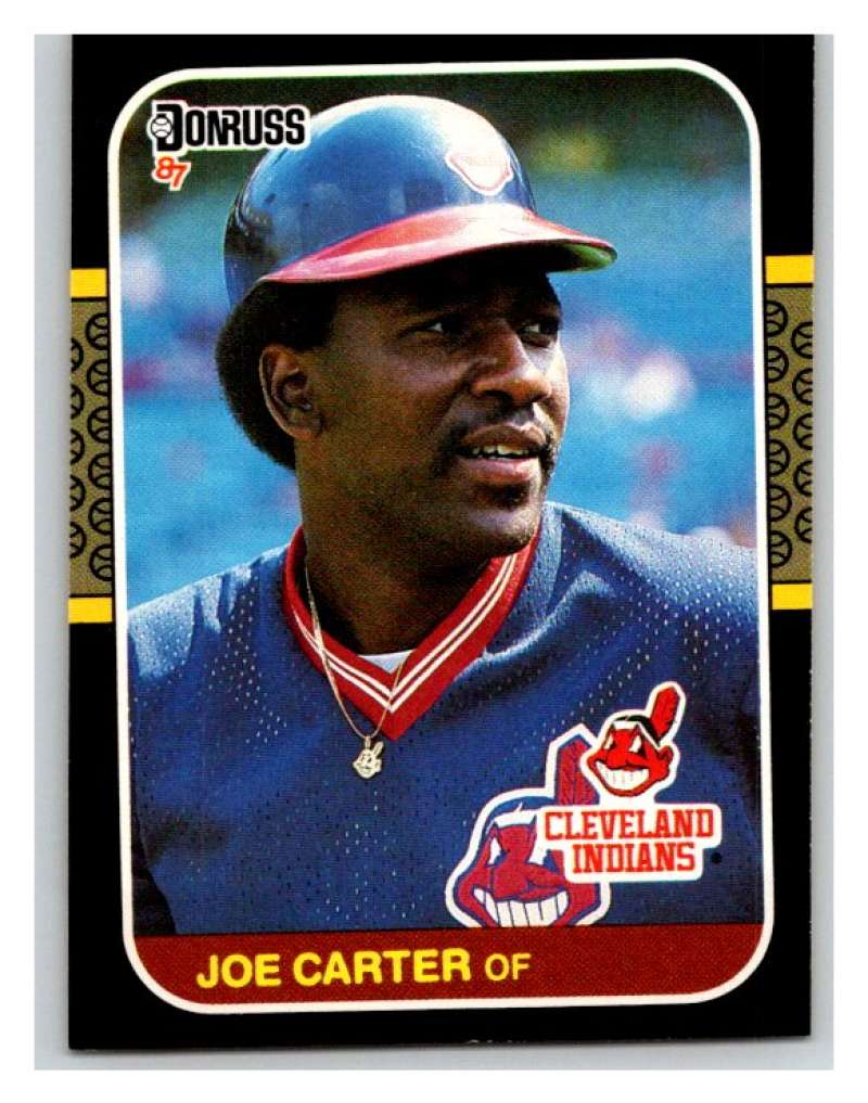 1987 Donruss #156 Joe Carter Indians MLB Mint Baseball Image 1