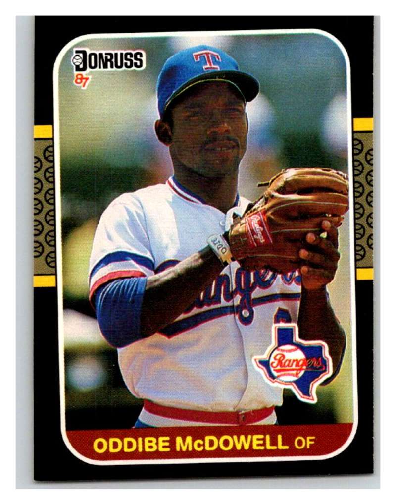 1987 Donruss #161 Oddibe McDowell Rangers MLB Mint Baseball Image 1