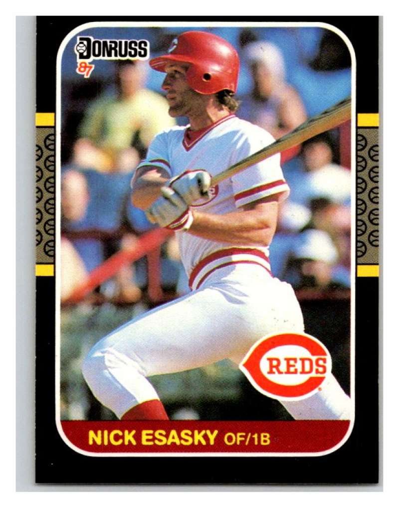 1987 Donruss #166 Nick Esasky Reds MLB Mint Baseball Image 1