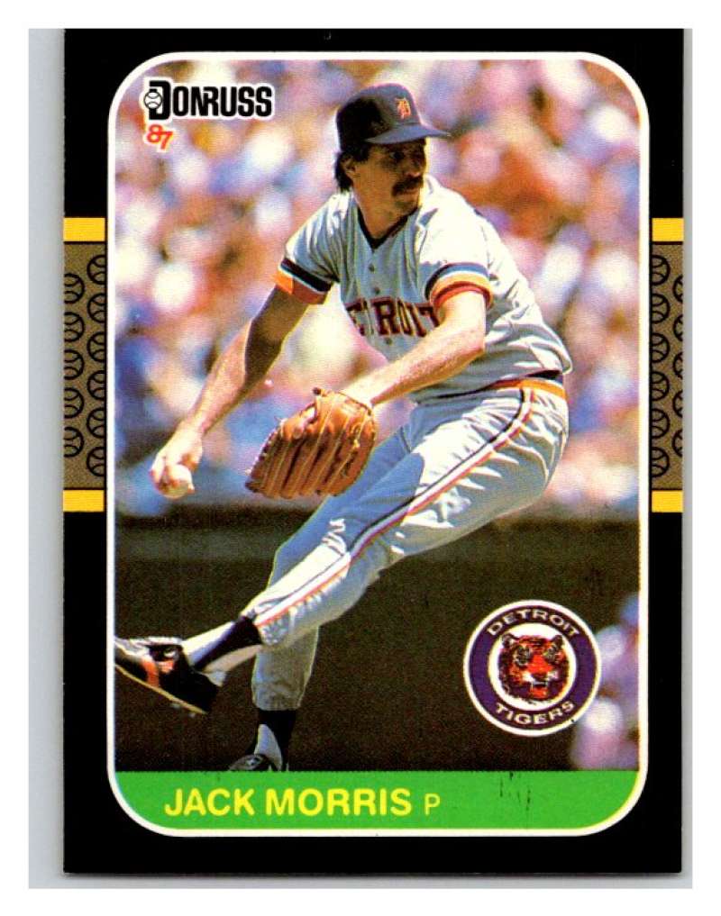 1987 Donruss #173 Jack Morris Tigers MLB Mint Baseball Image 1