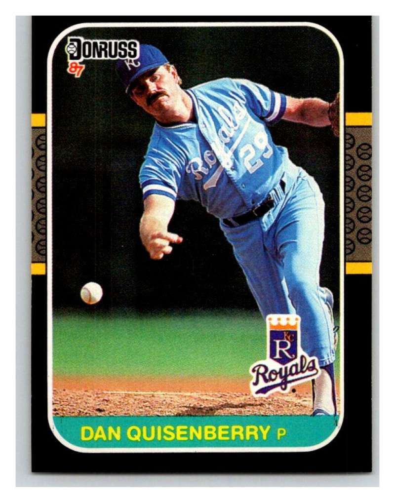 1987 Donruss #177 Dan Quisenberry Royals MLB Mint Baseball Image 1