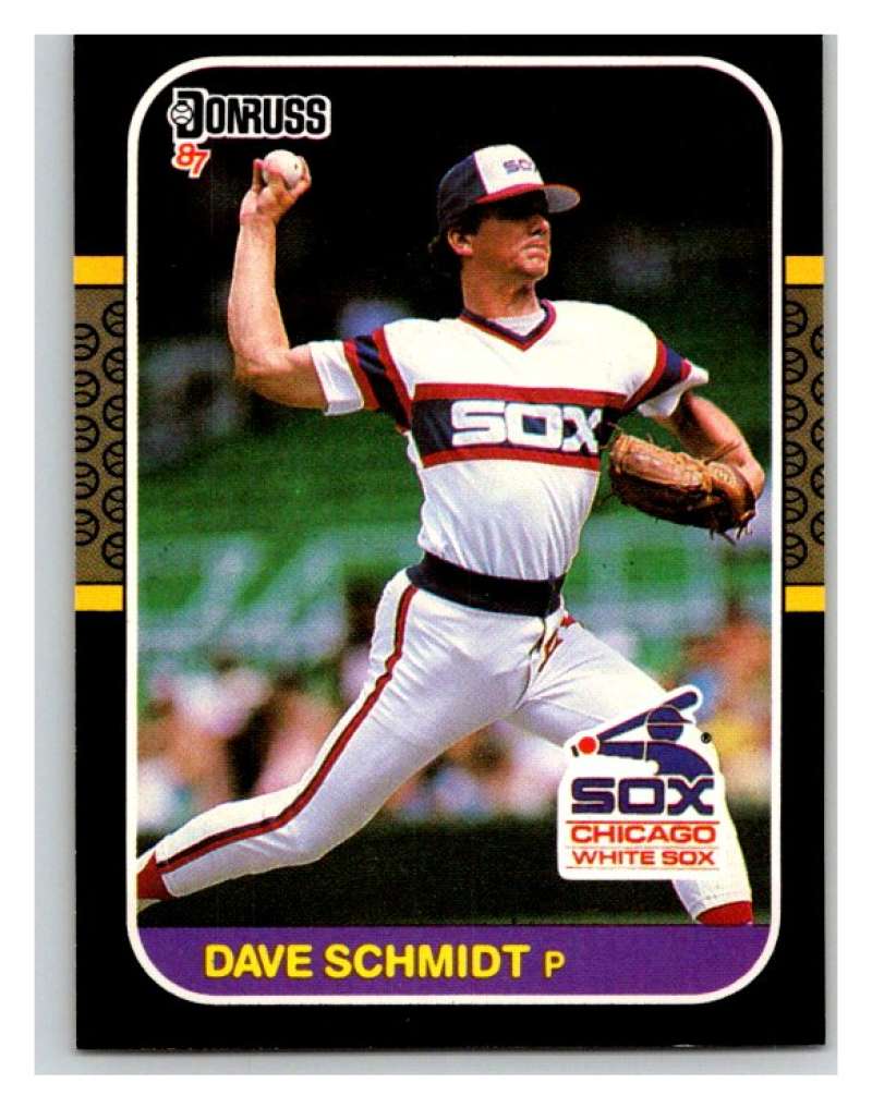 1987 Donruss #182 Dave Schmidt White Sox MLB Mint Baseball Image 1