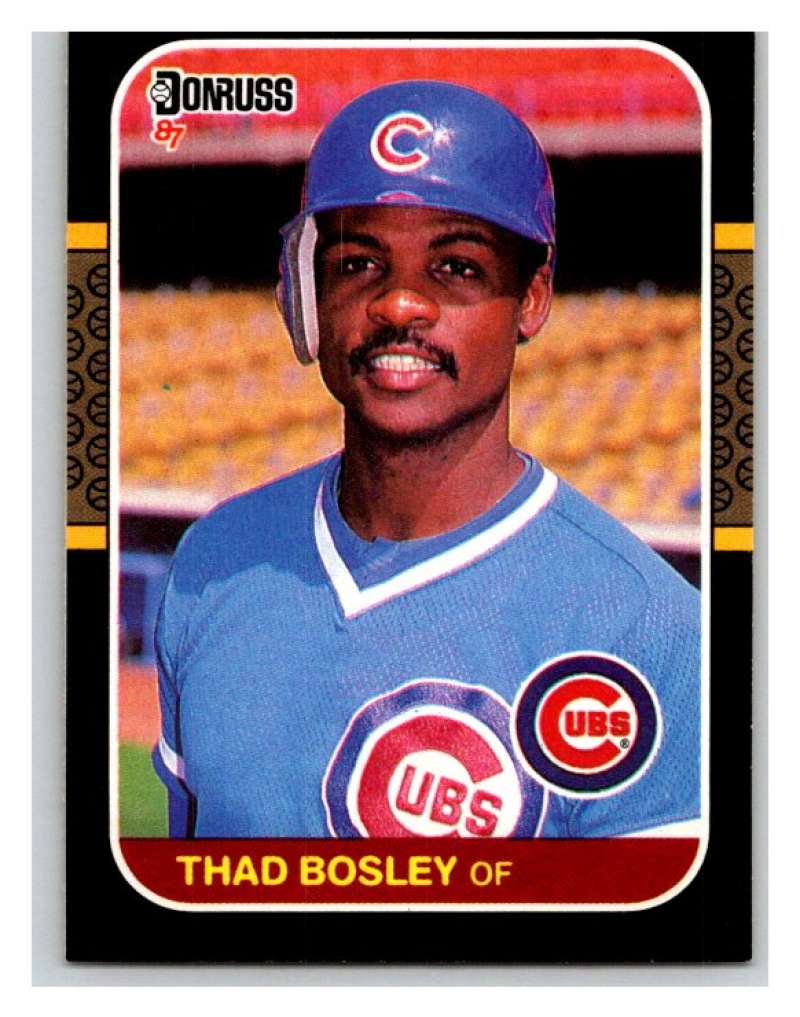 1987 Donruss #191 Thad Bosley Cubs MLB Mint Baseball Image 1