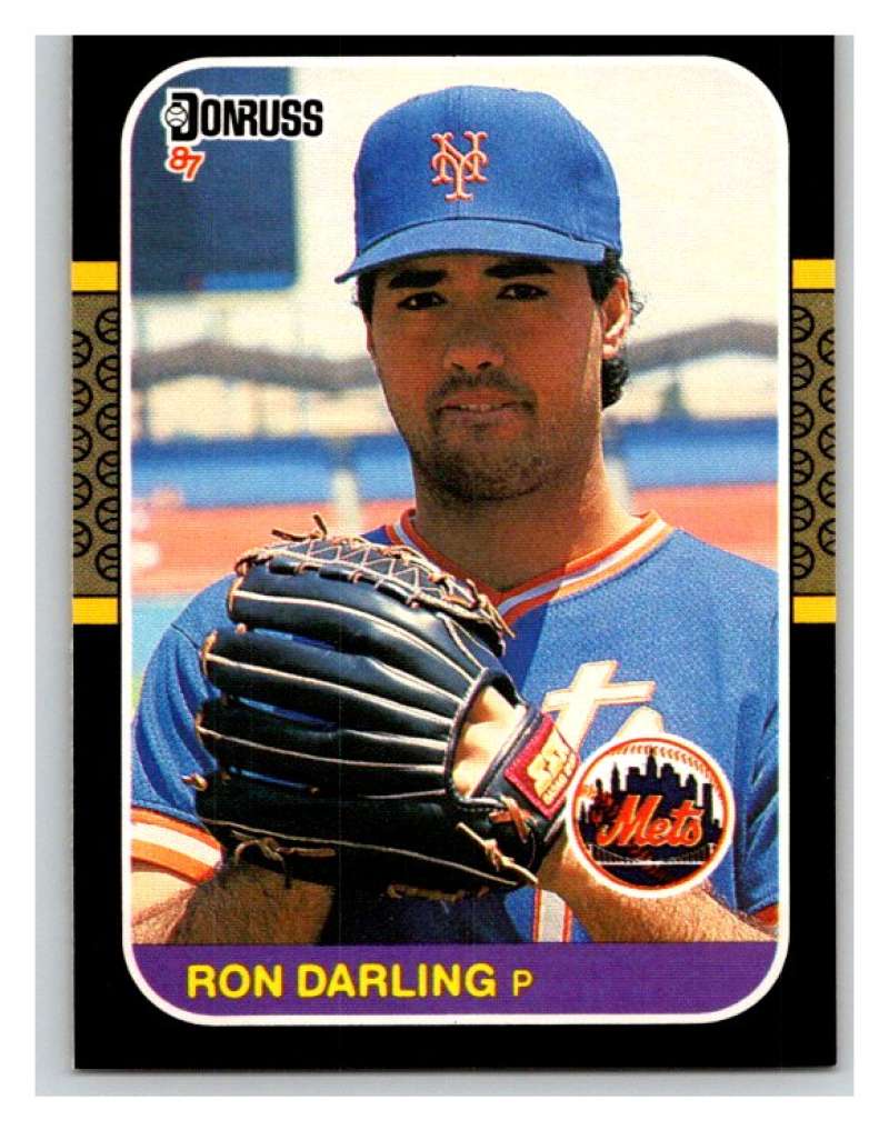 1987 Donruss #192 Ron Darling Mets MLB Mint Baseball Image 1